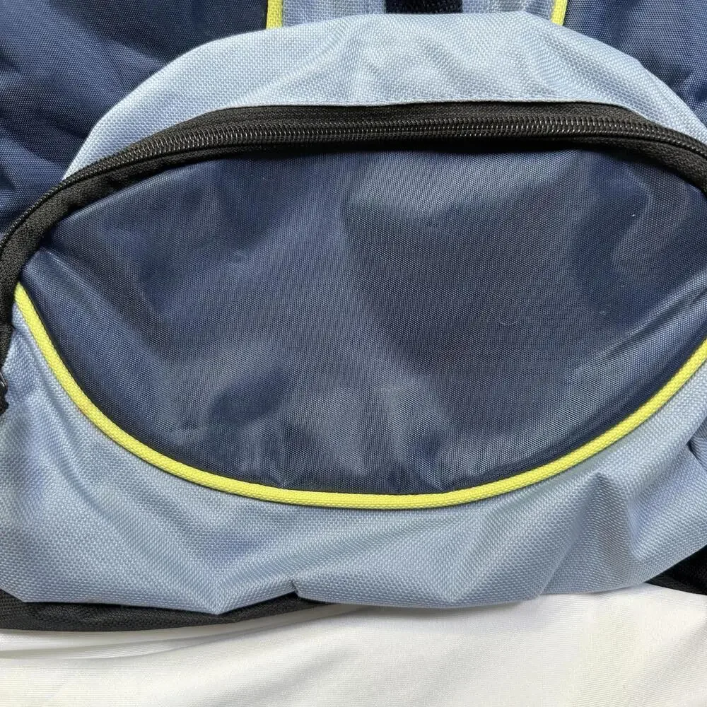 Metropack‎ Blue and Gray Backpack with Front Pocket
